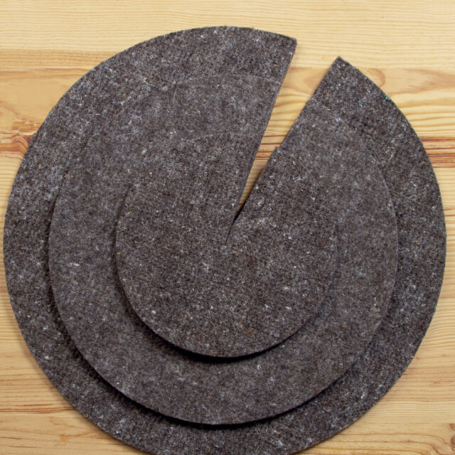 Ardelaine - Disques de paillage 700g/m²