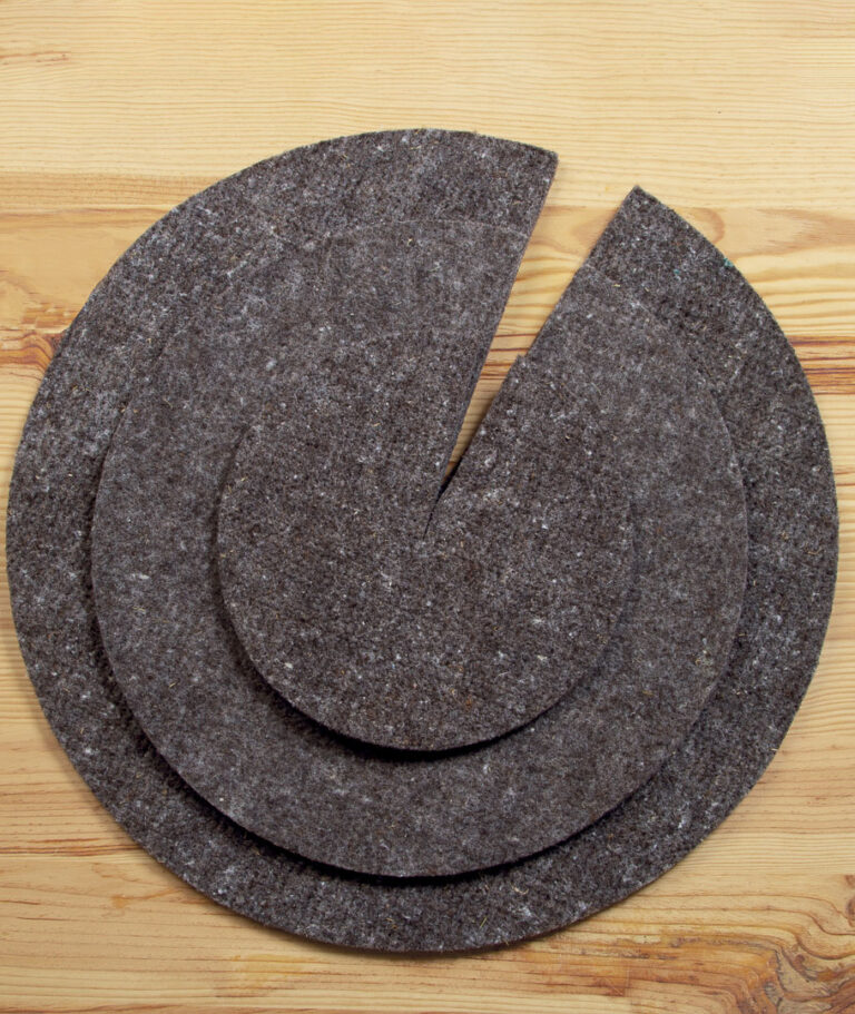 Ardelaine - Disques de paillage 700g/m²