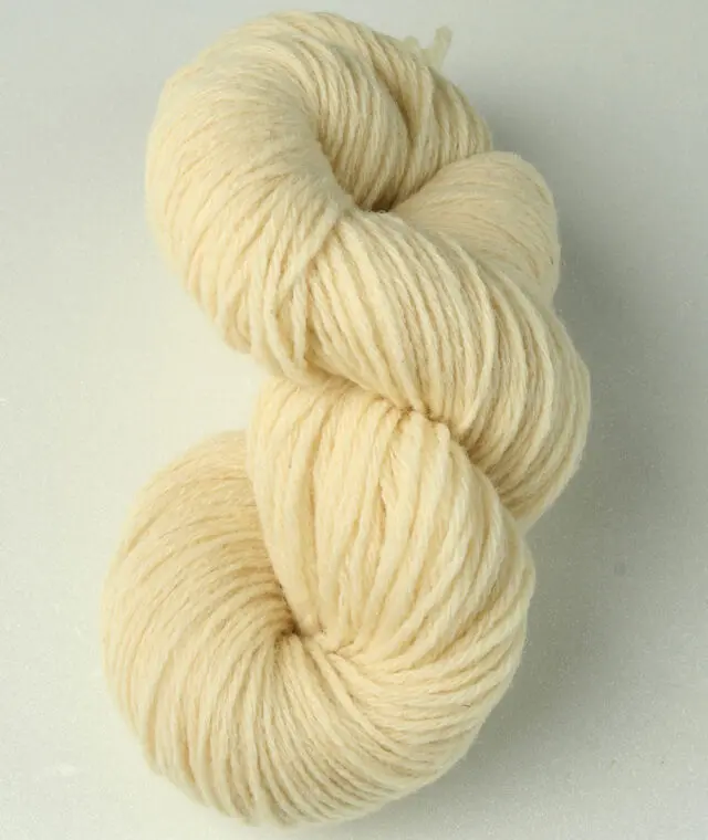 Ardelaine - Fil à tricoter en laine – Ecru – Aiguille 4