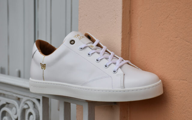 Baron Papillon - Sneaker Baron Papillon Basse blanche