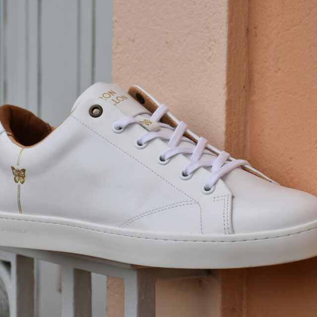Baron Papillon - Sneaker Baron Papillon Basse blanche