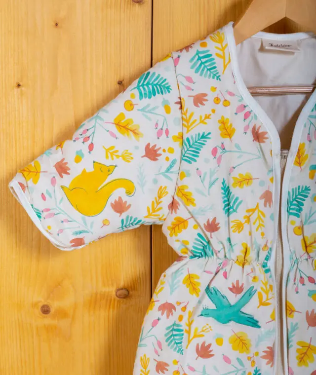 Ardelaine - Turbulette à manches en laine 6 mois/2 ans