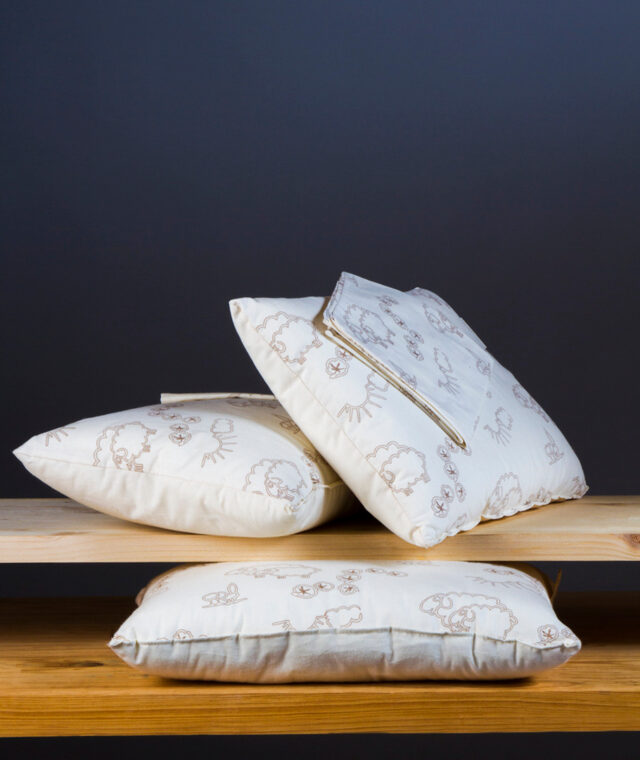 Ardelaine - Taie pour oreiller de voyage en coton bio