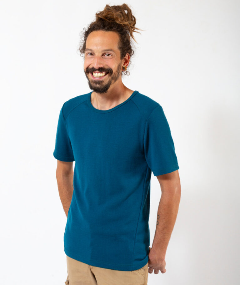 Ardelaine - T-Shirt manches courtes homme en laine mérinos