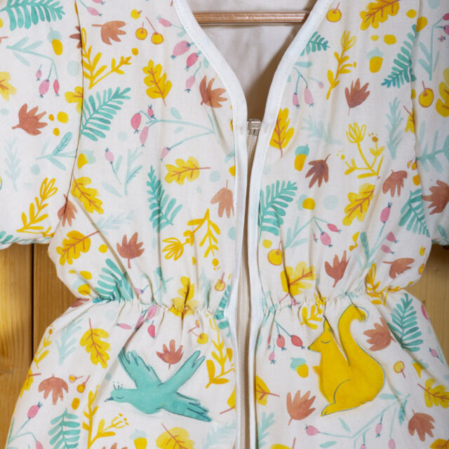 Ardelaine - Turbulette à manches en laine 6 mois/2 ans