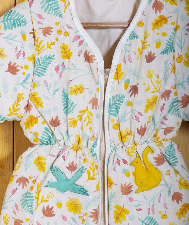 Ardelaine - Turbulette à manches en laine 6 mois/2 ans