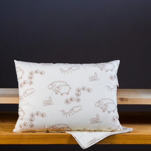 Ardelaine - Taie pour oreiller de voyage en coton bio