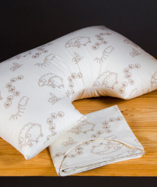 Ardelaine - Taie pour oreiller Demi-lune en coton bio