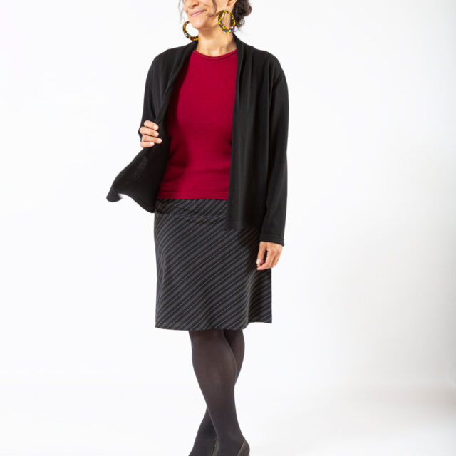 Ardelaine - Gilet châle en laine mérinos