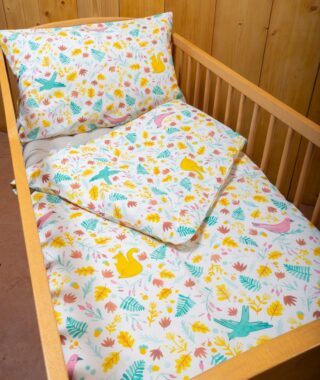 Ardelaine - Housse de couette pour lit bébé en coton bio