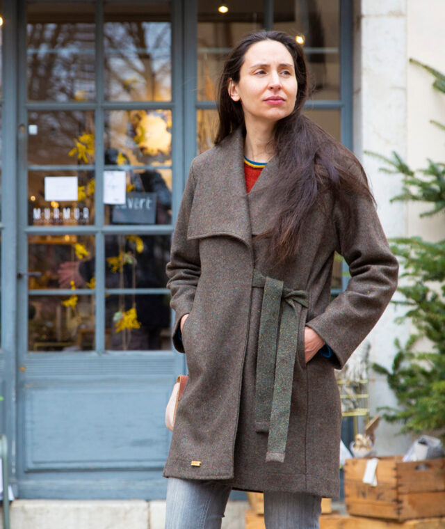 Ardelaine - Manteau en laine fin de collection - St Agreve