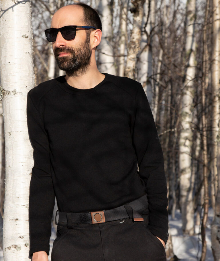 Ardelaine - T-Shirt manches longues homme en laine mérinos