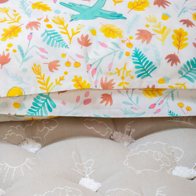 Ardelaine - Taie d'oreiller 40x60 pour enfant en coton bio