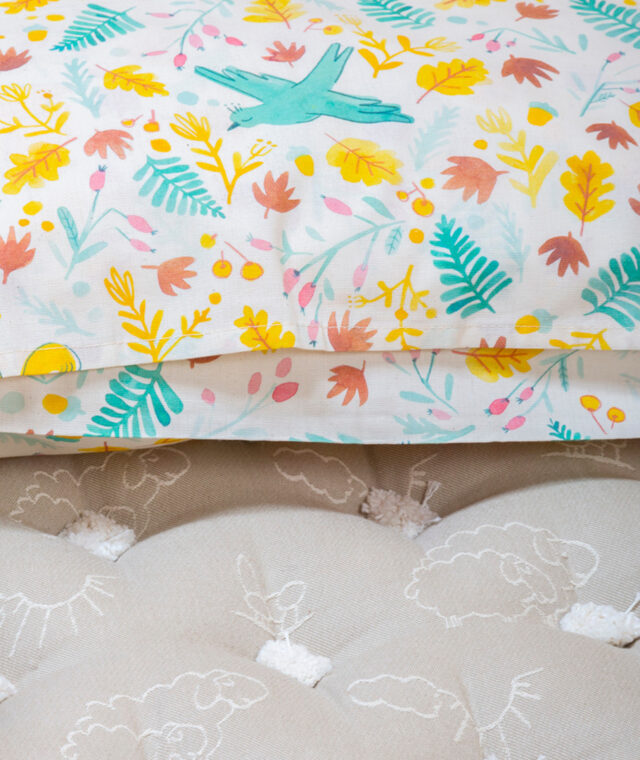 Ardelaine - Taie d'oreiller 40x60 pour enfant en coton bio