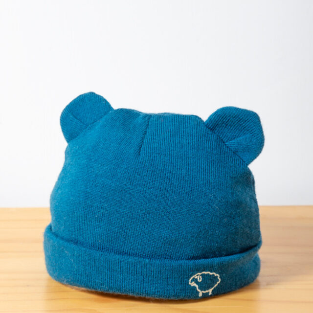 Ardelaine - Bonnet ourson en laine mérinos pour bébé