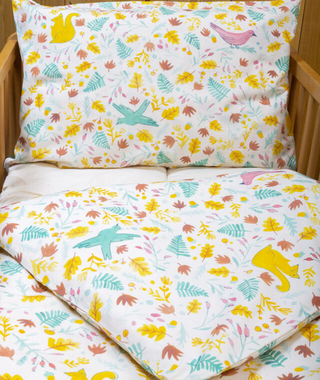 Ardelaine - Taie d'oreiller 40x60 pour enfant en coton bio