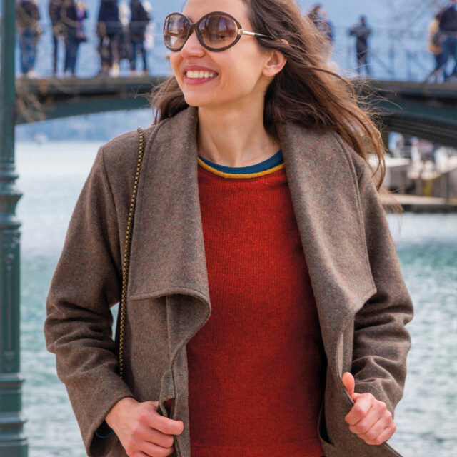 Ardelaine - Manteau en laine fin de collection - St Agreve