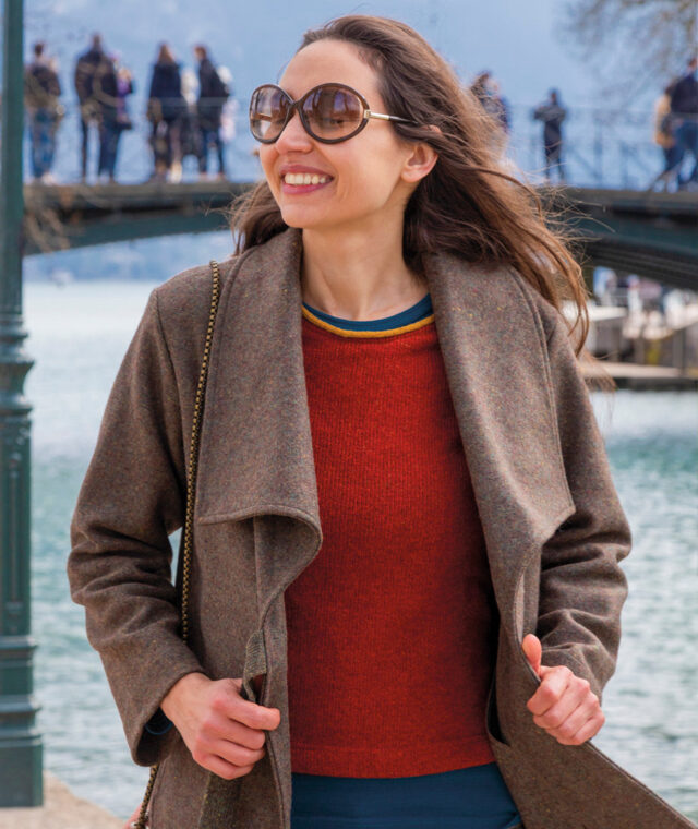 Ardelaine - Manteau en laine fin de collection - St Agreve