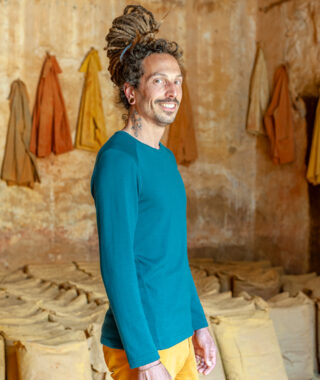 Ardelaine - T-Shirt manches longues homme en laine mérinos
