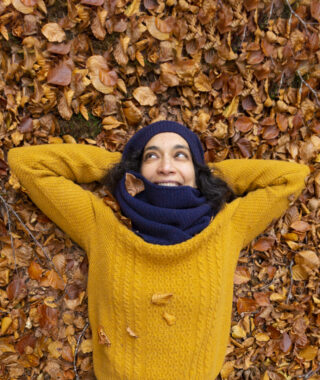 Ardelaine - Snood point de riz en laine