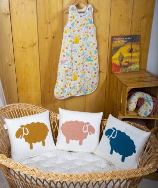 Ardelaine - Coussin déco en feutre de laine