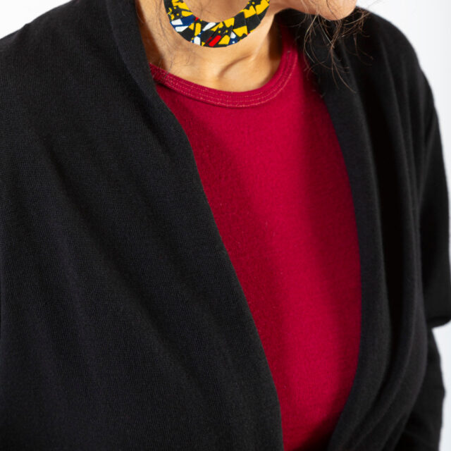 Ardelaine - Gilet châle en laine mérinos