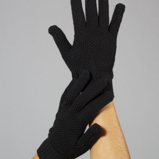 Ardelaine - Gants maille relief en laine mérinos