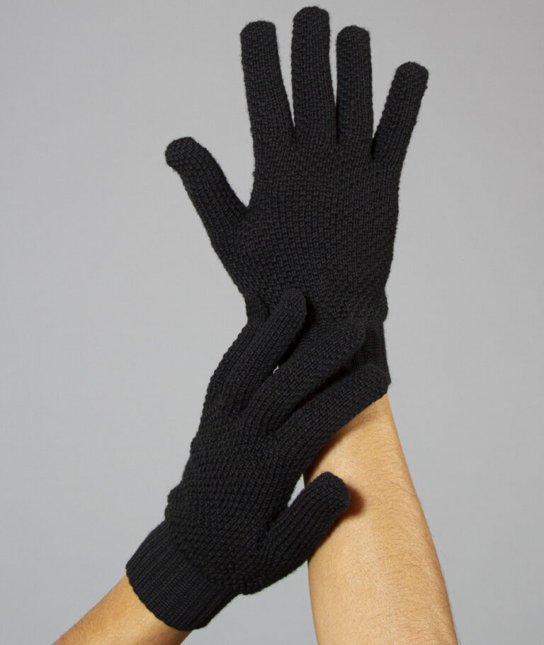 Ardelaine - Gants maille relief en laine mérinos