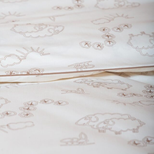 Ardelaine - Housse de couette pour lit bébé en coton bio