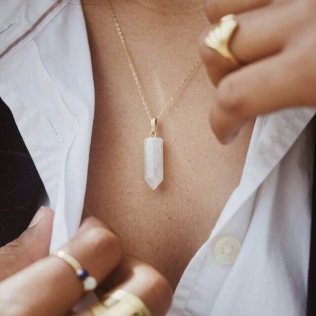 Maison Mallow - Collier Greta pierre de lune