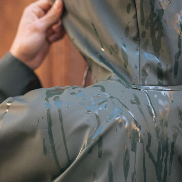 Montlimart - IMPERMEABLE GOUTTE KAKI