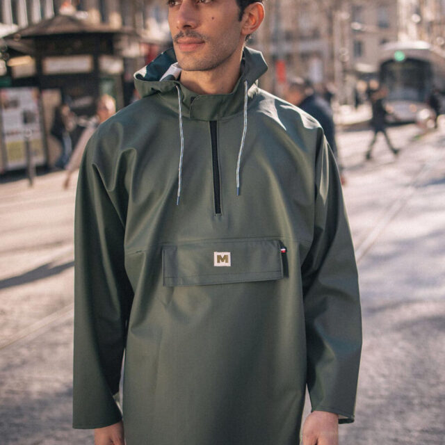 Montlimart - IMPERMEABLE GOUTTE KAKI