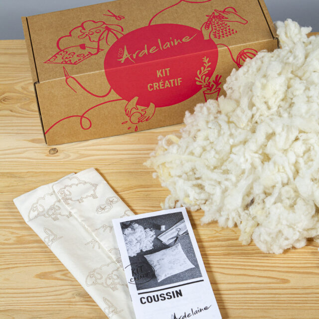 Ardelaine - Kit Fabrication d'un Coussin en laine