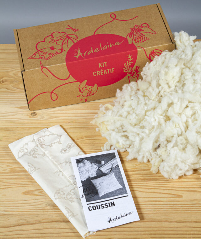 Ardelaine - Kit Fabrication d'un Coussin en laine