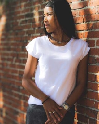 Adrenagliss - L’ESSENTIEL – TEE SHIRT FEMME FABRIQUÉ EN FRANCE EN COTON BIO