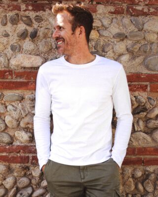 Adrenagliss - LESSENTIEL  TEE SHIRT HOMME MANCHES LONGUES FABRIQUÉ EN FRANCE EN COTON BIO