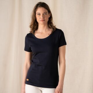 Le t-shirt Propre - Le t-shirt en coton bio  Bleu marine