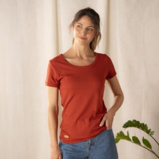 Le t-shirt Propre - Le t-shirt en coton bio  Terracotta