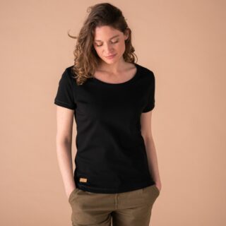 Le t-shirt Propre - Le t-shirt en coton bio  Noir
