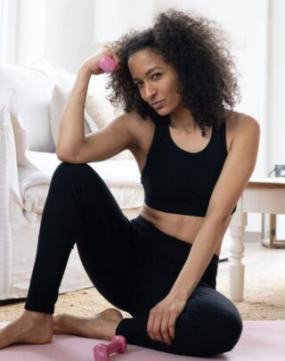 Legging en Coton BIO – Noir – Femme – Femme par la marque Maison Lemahieu Maison Lemahieu - Legging en Coton BIO – Noir – Femme – Femme