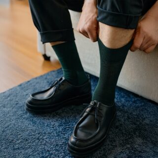 Le t-shirt Propre - Les chaussettes en coton bio  Vert sapin