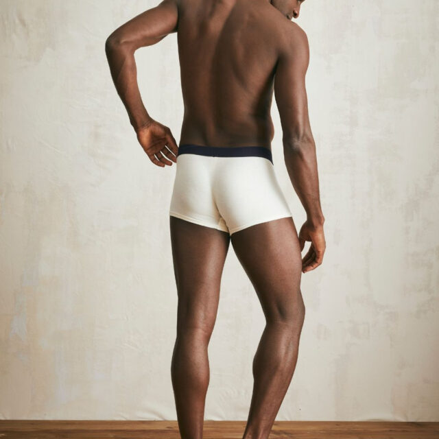 Lemahieu - 2x Boxers courts en Coton BIO - Naturel - Blanc - Homme