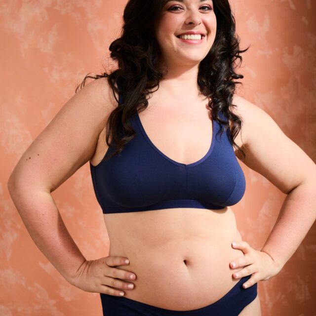 Lemahieu - 2x Brassières à pinces - Marine + Noir - Femme