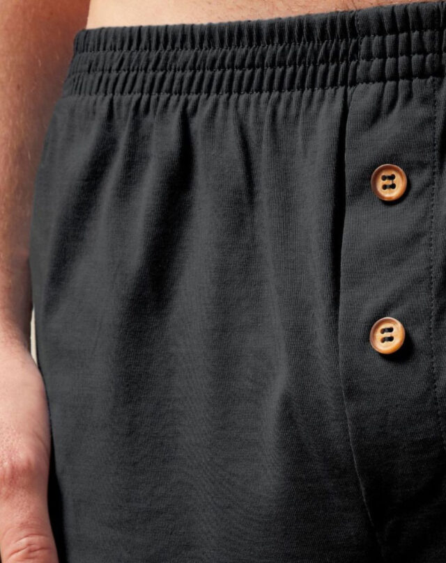 Lemahieu - 2x Caleçons courts en Coton BIO - Noir - Homme