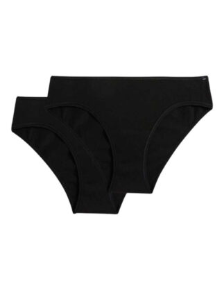 Maison Lemahieu - 2x Culottes en Coton BIO – Noir – Femme