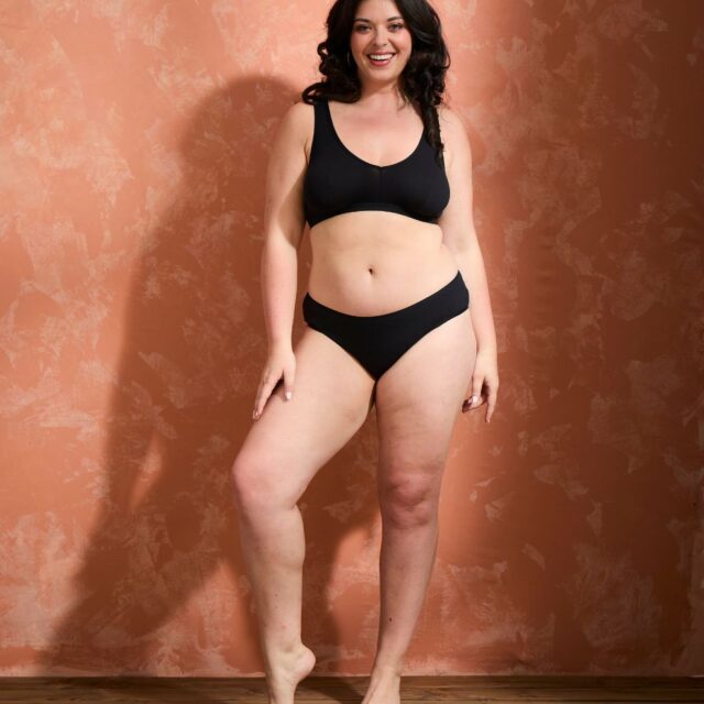 Lemahieu - 2x Culottes en Coton BIO - Noir - Femme