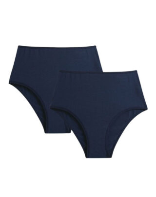 Maison Lemahieu - 2x Culottes taille haute – Marine – Femme