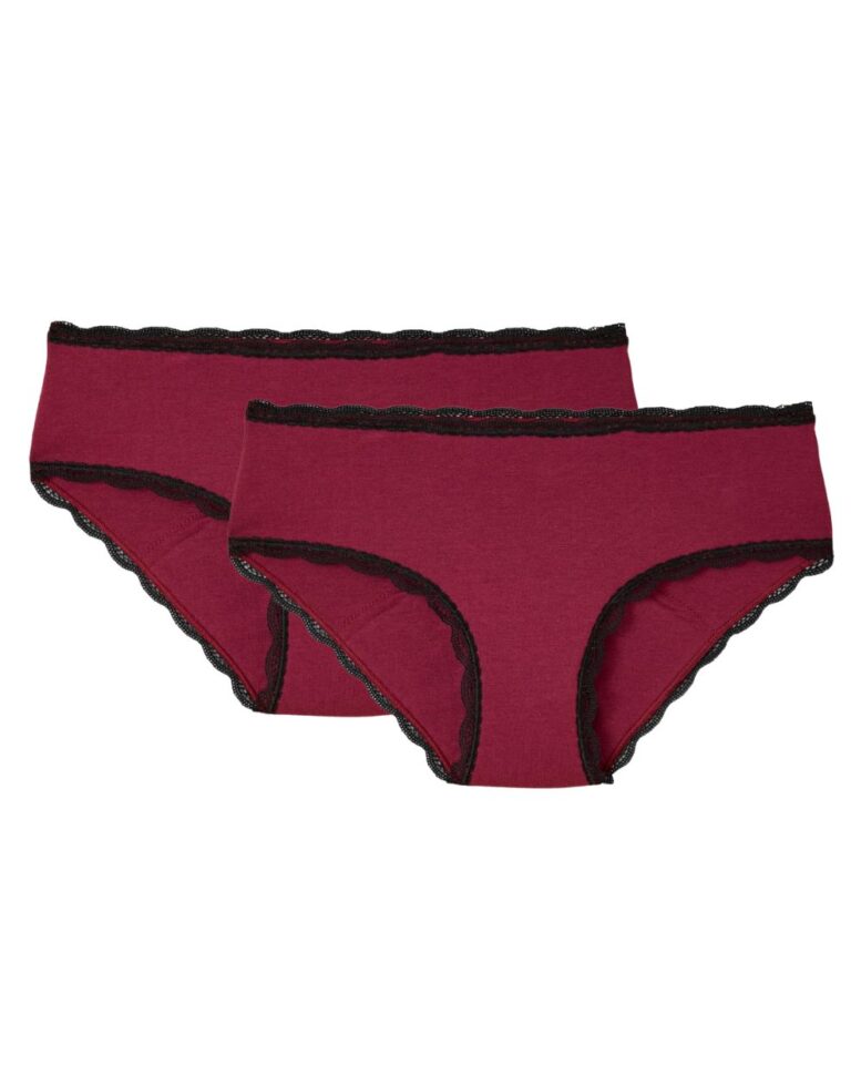 Lemahieu - 2x Shortys menstruels - Grenat - Bordeaux - Femme