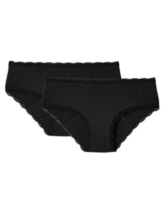 Maison Lemahieu - 2x Shortys menstruels – Noir – Femme