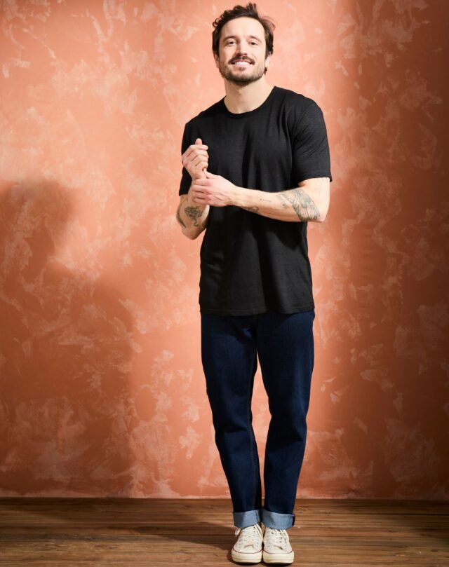 Lemahieu - 2x T-shirts 100% Lin - Noir - Homme - Homme